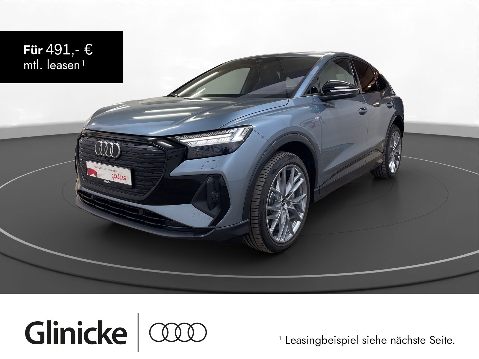 Q4 Sportback e-tron 45 S line AHK Pano LM 21" Matrix Navi PDC+RFK ACC