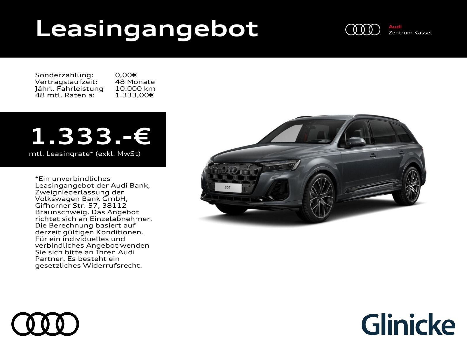 SQ7 SUV TFSI Massage B&O HuD Matrix StandHZ