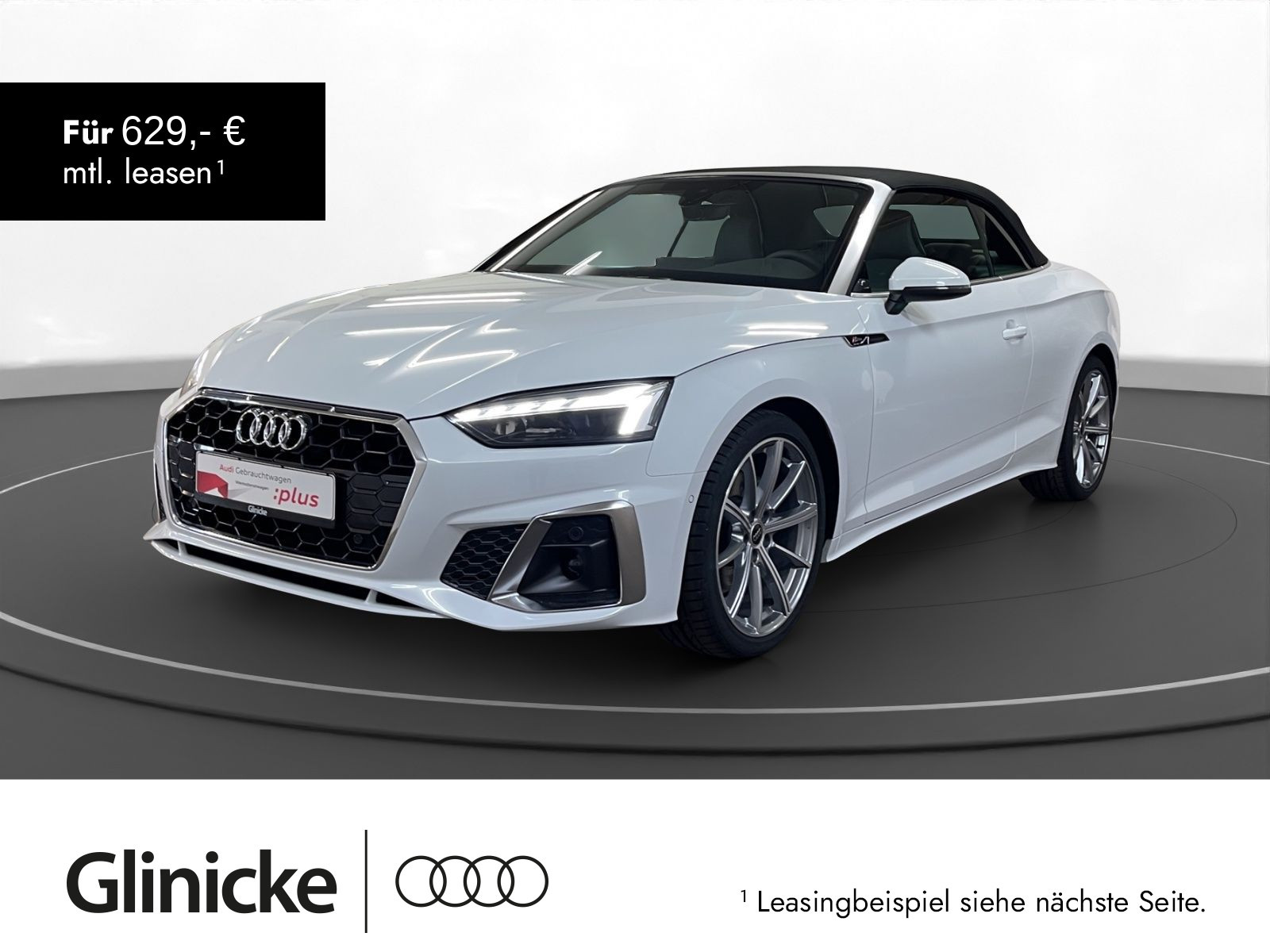 A5 Cabriolet 35 TDI S line AHK Matrix LM 19" Navi PDC vo+hi