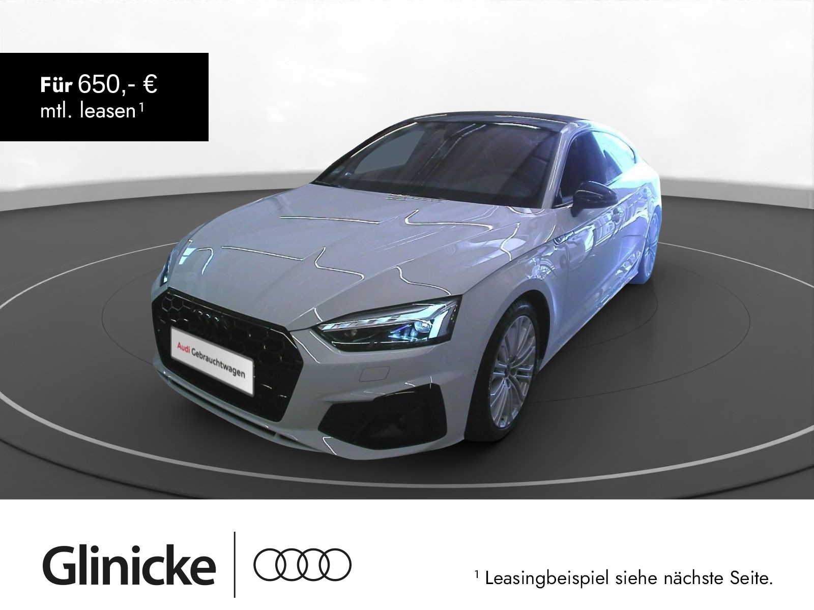 A5 Sportback 40 TFSI S line AHK Pano Matrix LM 20" RFK ACC